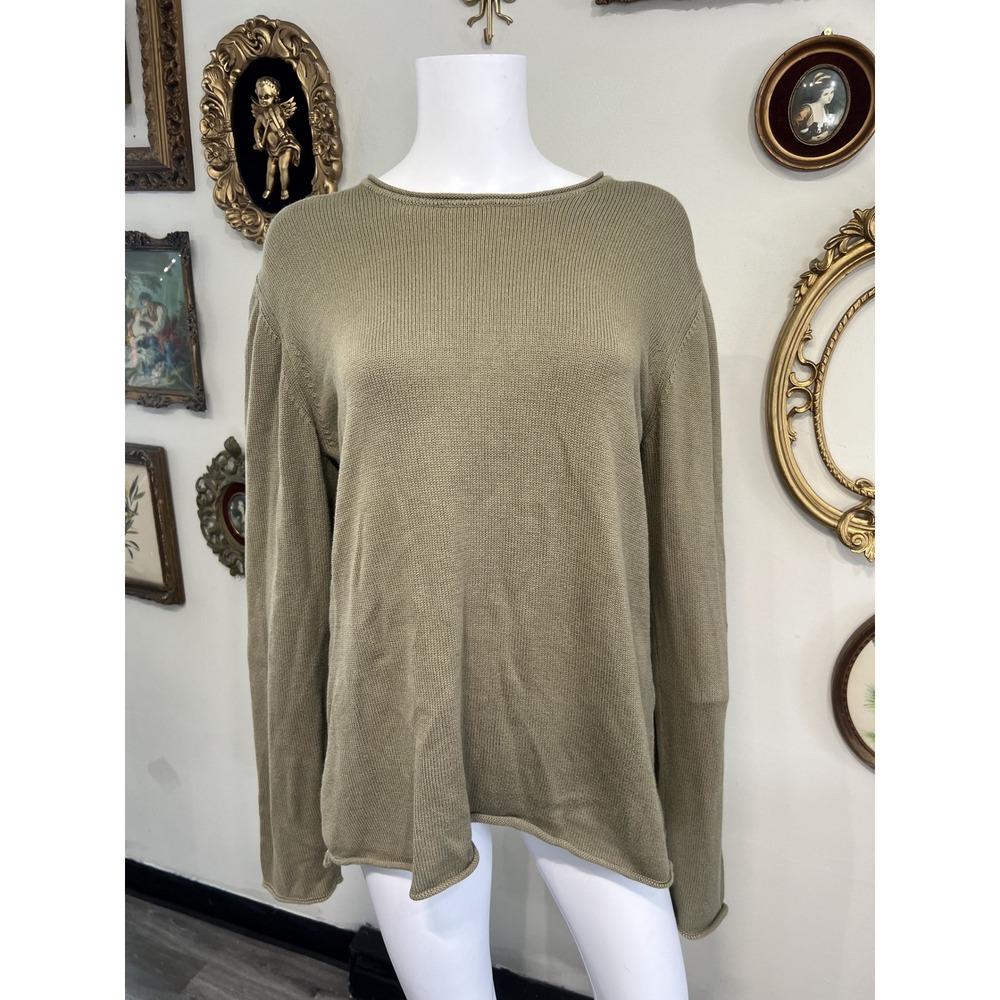 Urban Pioneers Olive Green Knit Sweater Size M